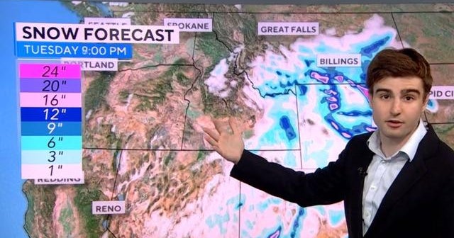 Heavy snow expected in Rockies as fire danger increases in West - CBS News