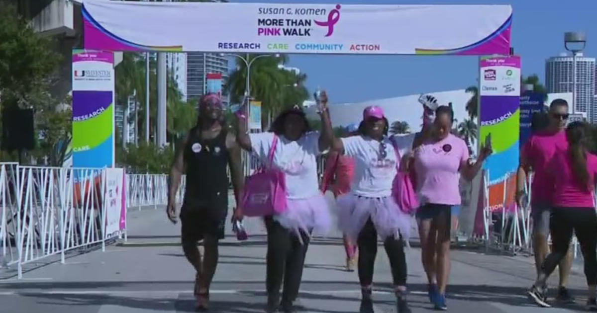 Miami's Susan G. Komen More Than Pink Walk Drew Thousands CBS Miami