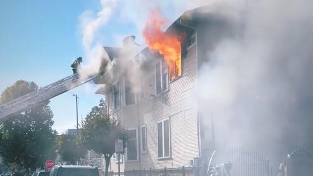 Downtown San Jose House Fire 