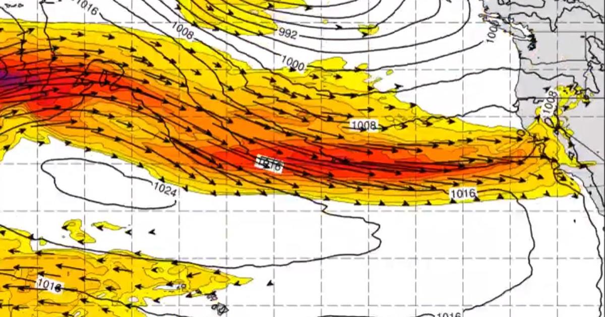 Storm Systems Building In Pacific; Potent Atmospheric River Bearing ...