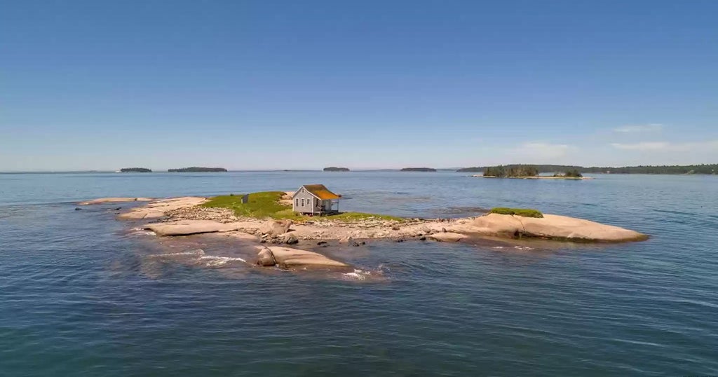 Private Island With Cottage And Outhouse For Sale Off Maine Coast CBS