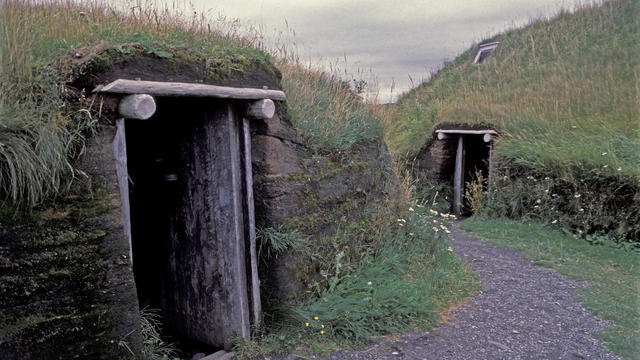 Canada, Newfoundland, L'anse Aux Meadows Nhp, Replicas Of 