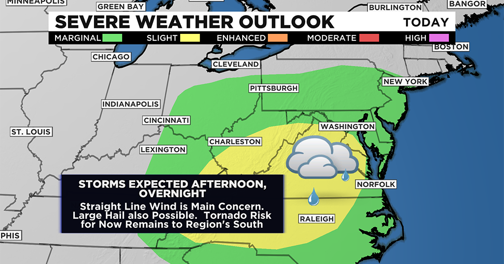 Pittsburgh Weather: Severe Storms Possible Monday Afternoon - CBS ...