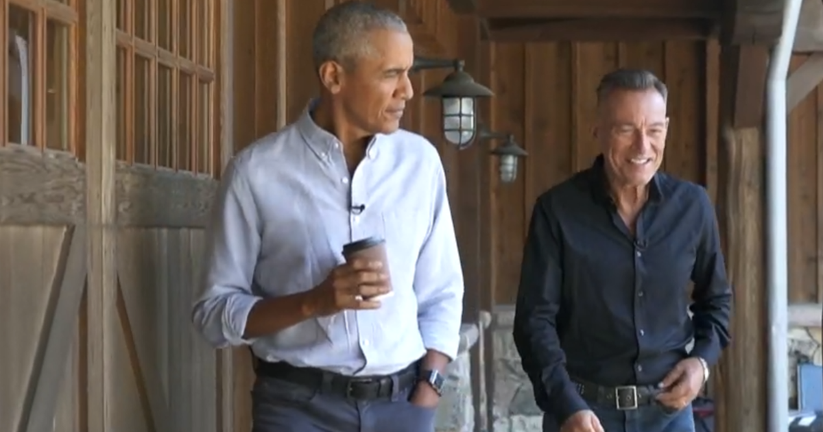 Barack Obama and Bruce Springsteen on feeling like outsiders "That's