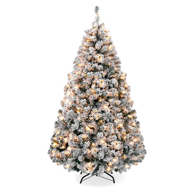 Best Choice Products 6-ft. pre-lit holiday Christmas pine tree 
