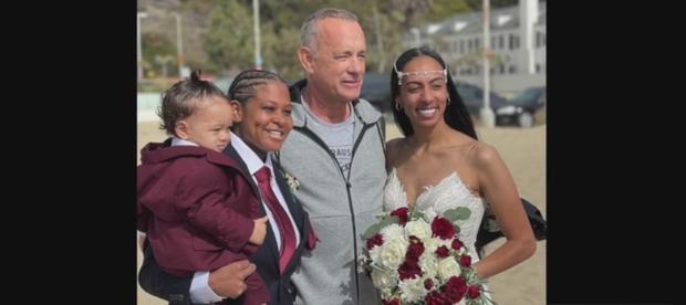 Tom Hanks Crashes Santa Monica Beach Wedding 