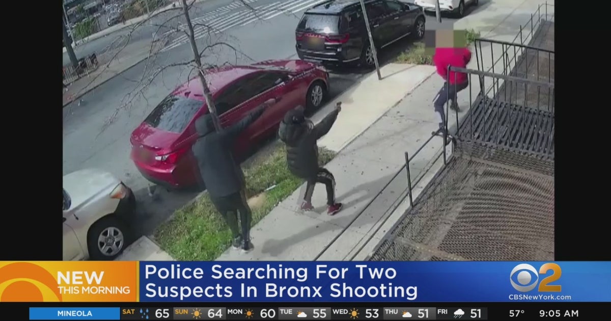 NYPD Searching For 2 Suspects In New Video Of Bronx Shooting CBS New York