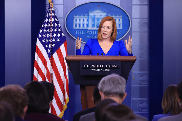 Jen Psaki Delivers Daily White House Briefing 