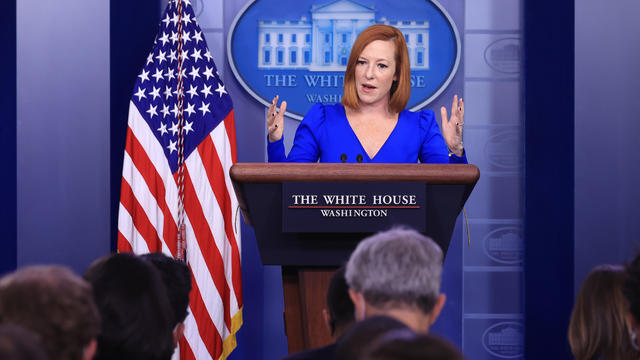 Jen Psaki Delivers Daily White House Briefing 