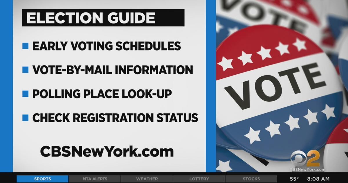 Early Voting Ends Sunday In New York And New Jersey CBS New York