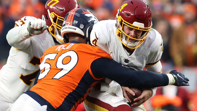 Broncos block 2 field goals in 17-10 win over Washington