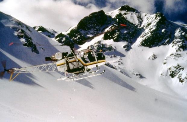 RMNP Remains 2 (Aerial search operations in 1983 for Rudi Moder, credit RMNP) 