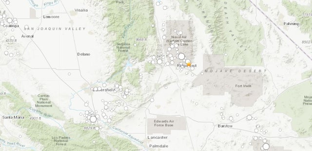 Magnitude-3.4 Quake Rattles The Searles Valley 