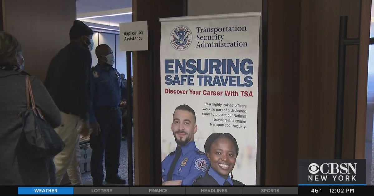 Optimism At TSA Job Fair In Queens After Labor Department Reports