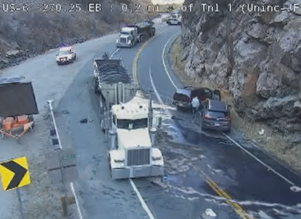 Clear Creek County Closure 1 (still from CDOT cam) 