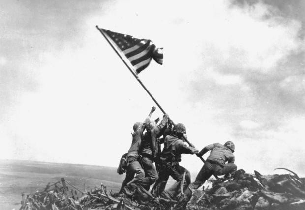 Raising The Flag On Iwo Jima 