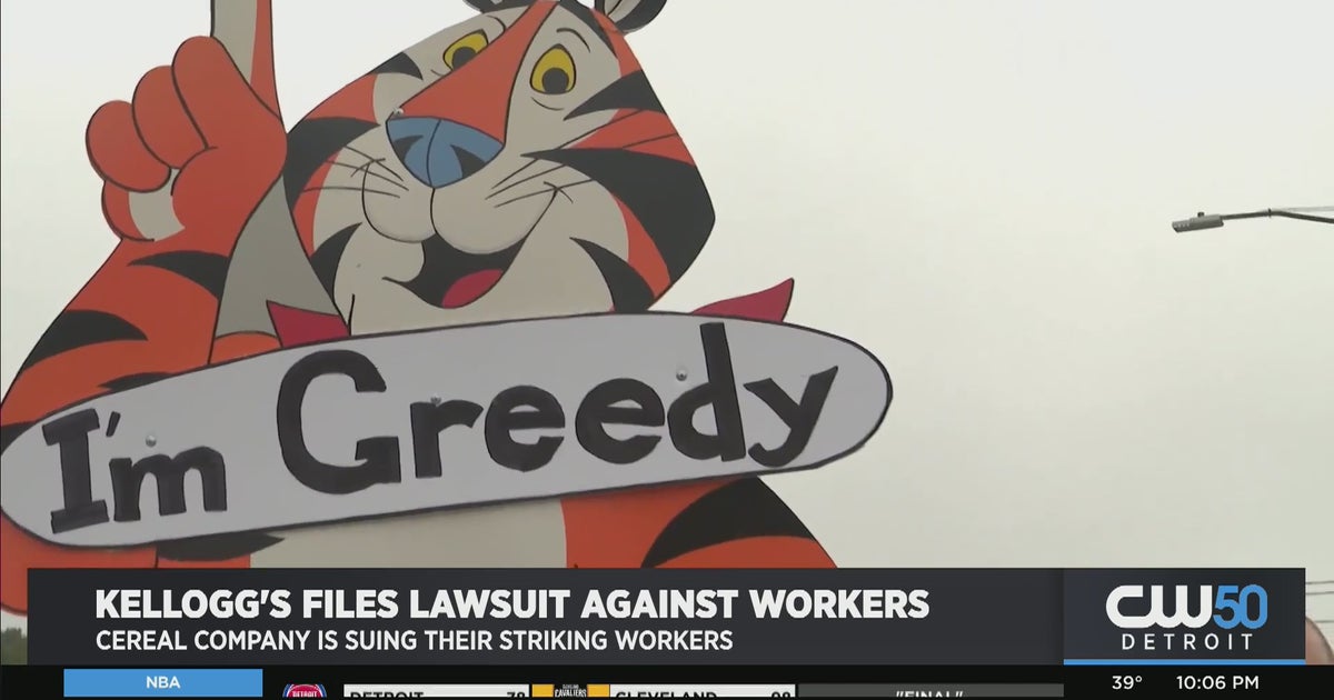 Kellogg's Files Lawsuit Against Its Striking Cereal Workers CBS Detroit
