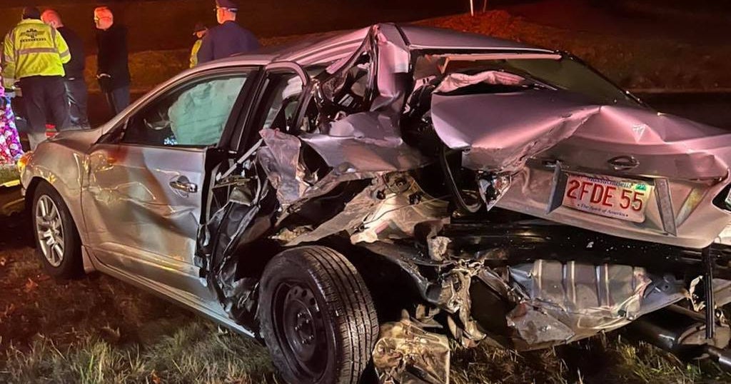 Car Crashes In Sutton On Route 146, Injuries Reported CBS Boston