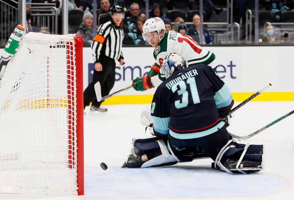 Rem Pitlick Scores Hat Trick As Wild Beat Kraken 42 CBS Minnesota