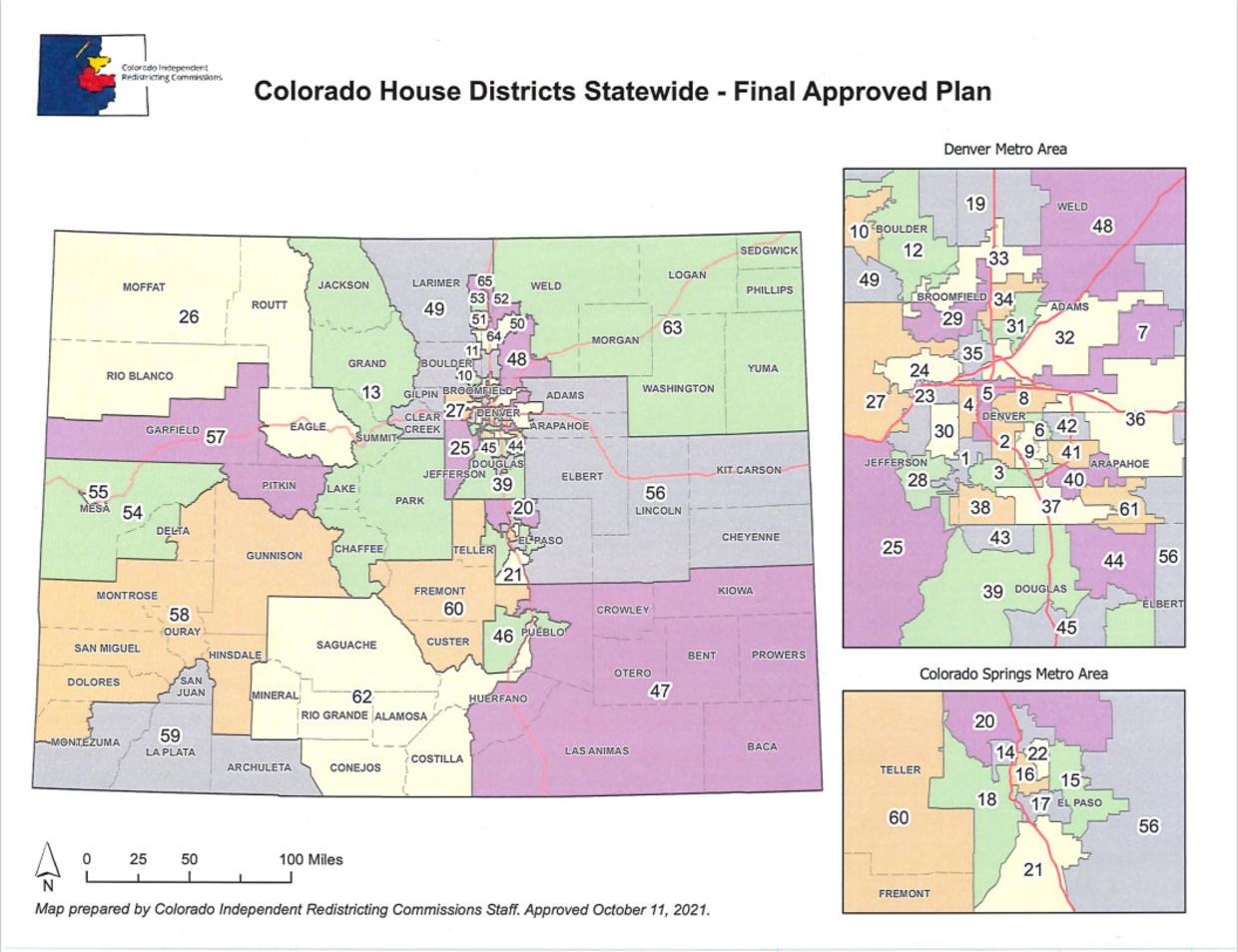 New Colorado House And Senate Maps Approved By Colorado Supreme Court