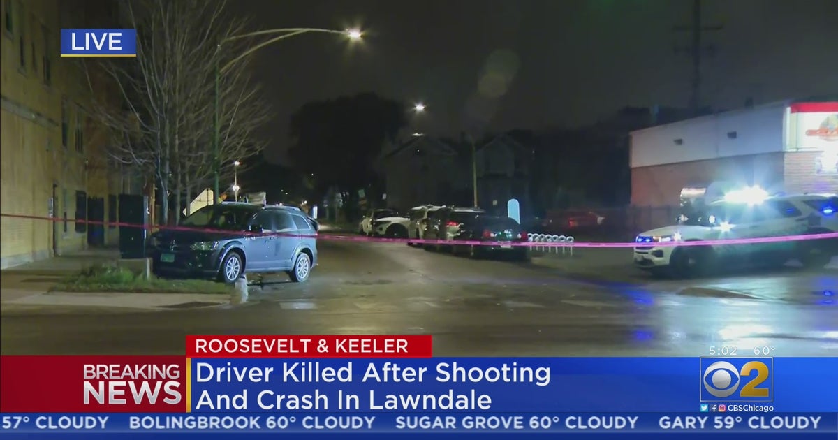 Driver Killed After Shooting Leads To Crash In Lawndale CBS Chicago