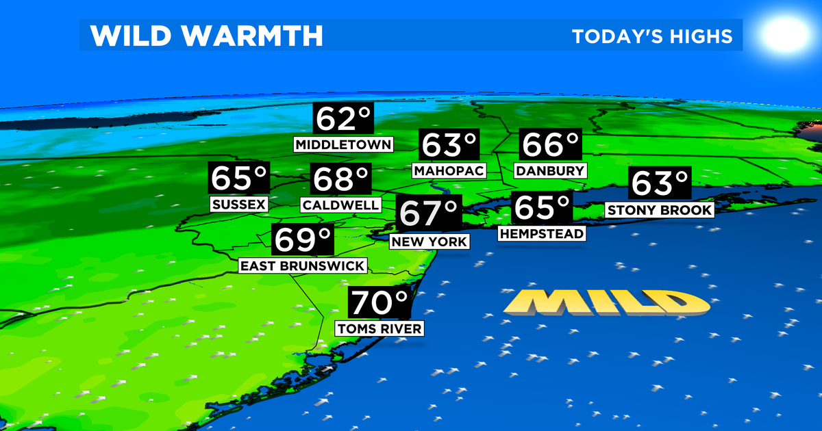 New York Weather CBS2's 11/18 Thursday Afternoon Forecast CBS New York