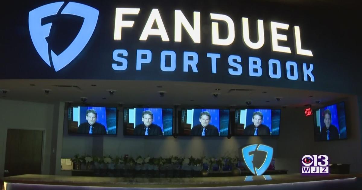 MGM National Harbor Opens First Sportsbook In The State, Hogan Bets On  All-Maryland Super Bowl - CBS Baltimore