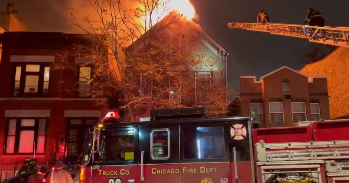 Firefighters Battle Blaze In Frigid Temperatures At Residential