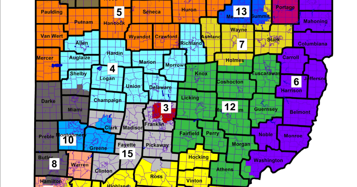 Ohio Supreme Court orders redrawing of GOP-friendly map - CBS News