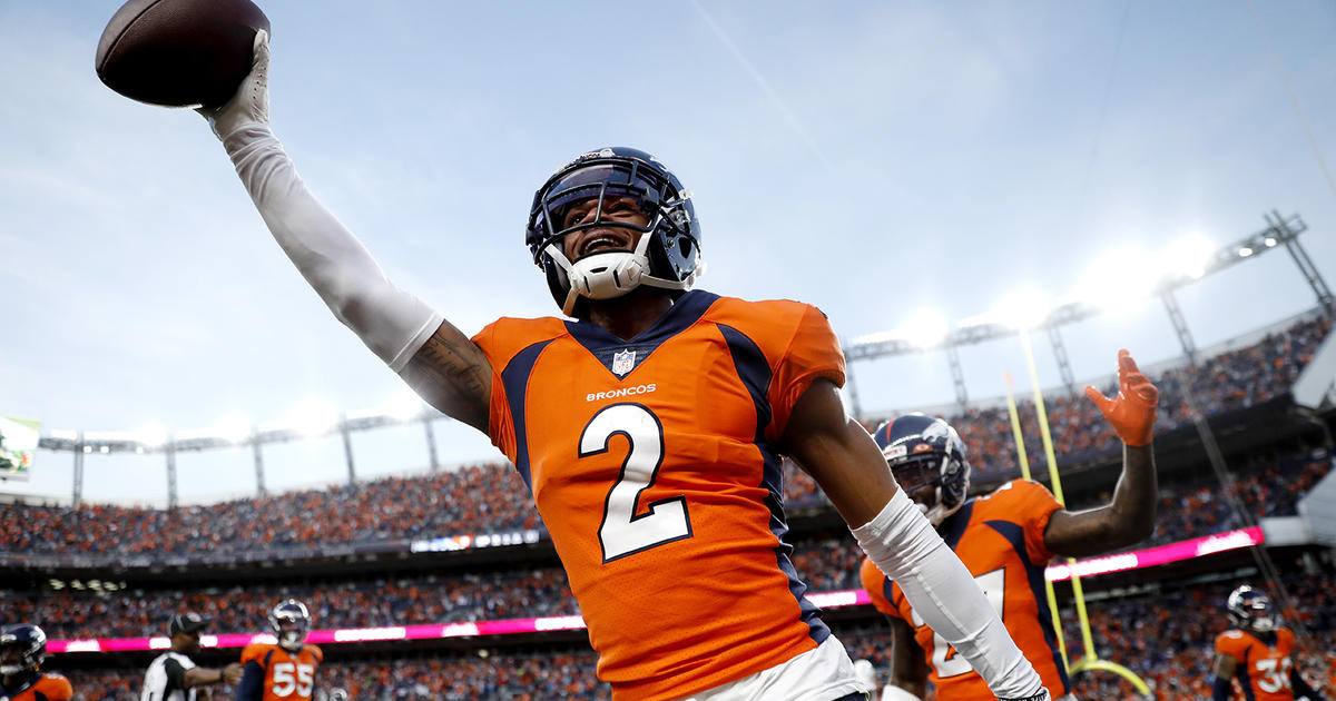 Pat Surtain II Gives Football To Dad Immediately After Pick-Six During  Broncos Win - CBS Colorado