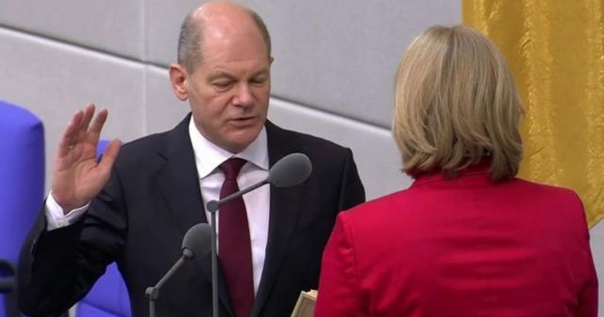 Germany Swears In New Chancellor Olaf Scholz - CBS News