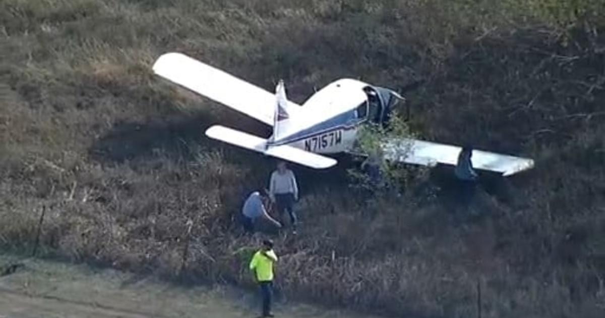 Small Plane Makes Hard Landing Into Field South Of Ralph M. Hall 