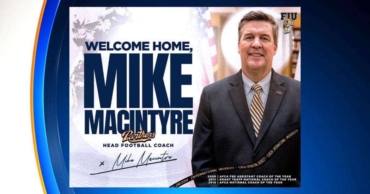 FIU Names Miami Native Mike MacIntyre As Head Football Coach - CBS Miami
