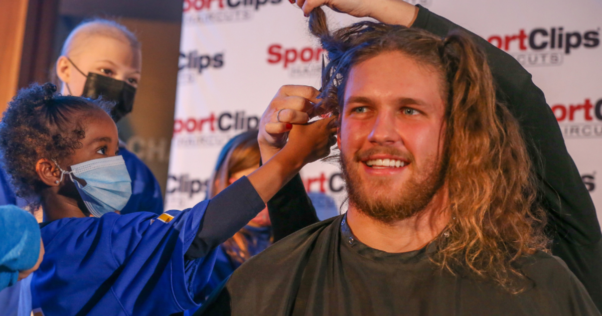 Pitts' Cal Adomitis Cuts Off Signature Locks After Raising Over $114K For  Kids With Cancer - CBS Pittsburgh