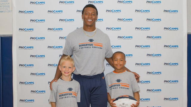 Peyton Manning announces scholarship in Demaryius Thomas' name