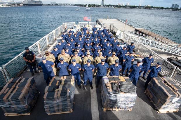 Coast Guard Drug Offload 
