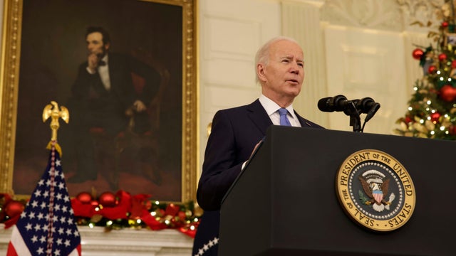 President Biden Delivers Remarks On Covid-19 And Omicron Variant 