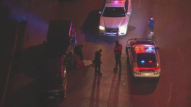 Chase suspect in custody 