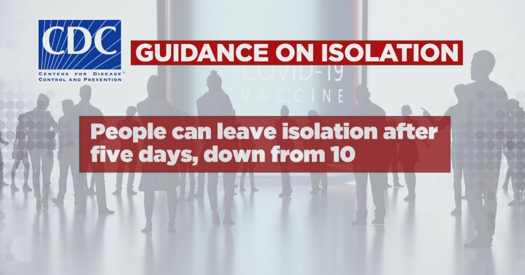 CDC Shortens Recommended COVID Isolation Time To 5 Days, Down From 10 ...