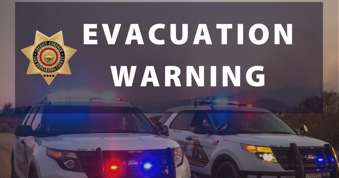 Severe Weather Causes Evacuation Warning For Areas of Yucaipa Near El