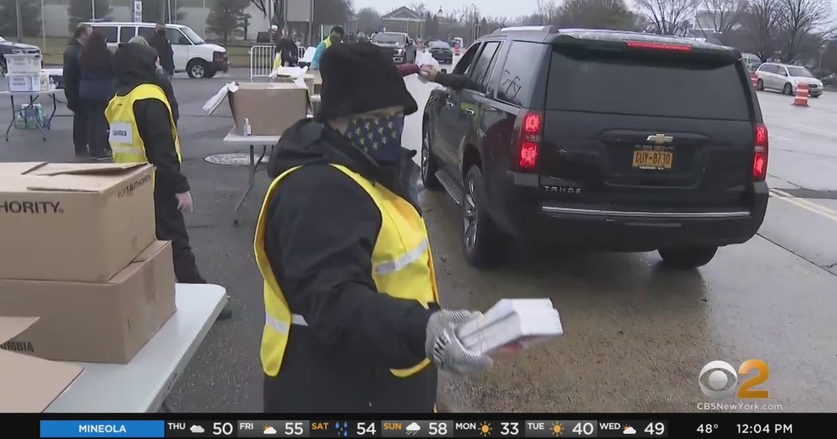 Nassau County Distributing 20,000 AtHome COVID Test Kits At Mitchel