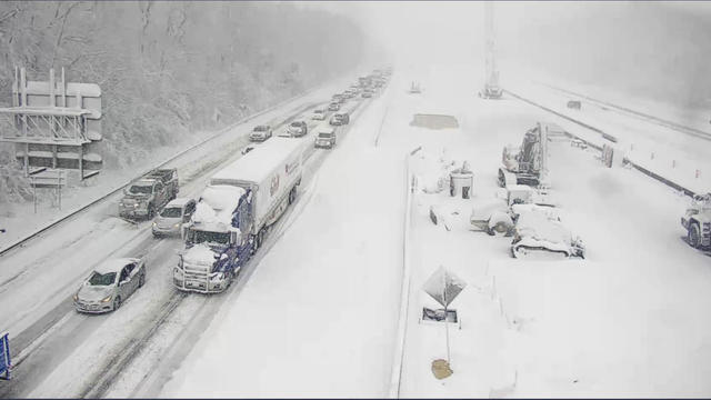 Wintere Weather Interstate Shutdown 