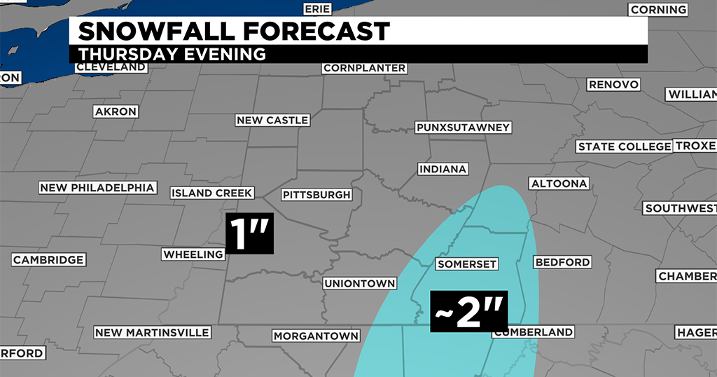 Pittsburgh Weather First Significant Snow Chances Move In This Week