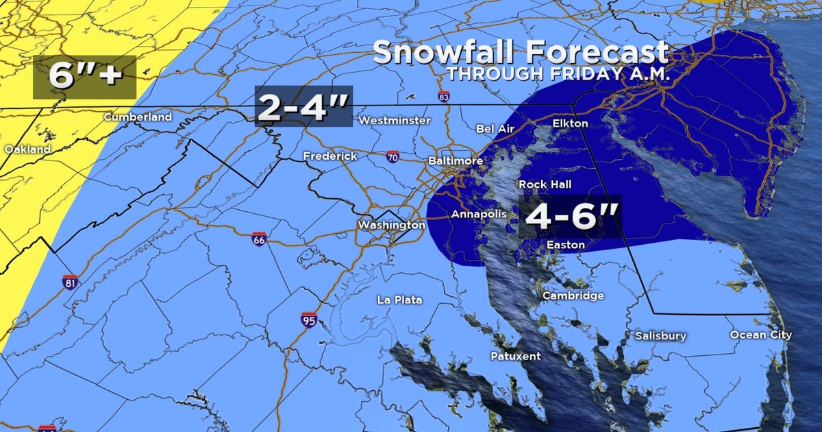 There's More Snow On The Way. Here's What You Need To Know - CBS Baltimore