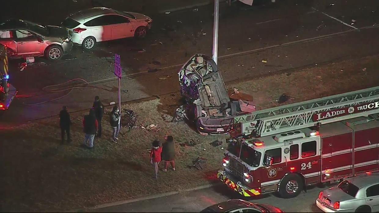 4 Injured In Major MultipleVehicle Crash In Southeast Dallas CBS DFW