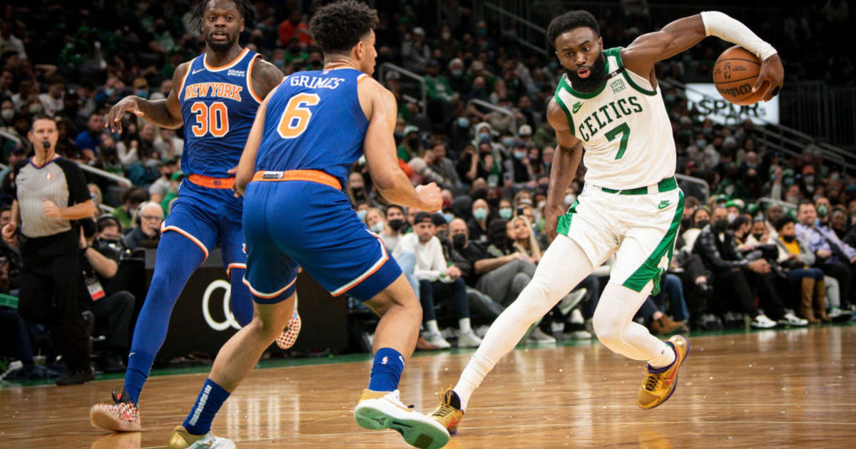 Brown's First Triple-Double Leads Celtics Over Knicks - CBS New York