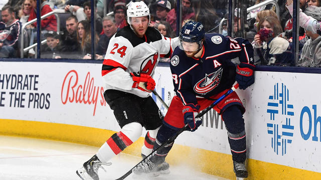 Bjorkstrand, Blue Jackets top Devils 4-3 to stop 3-game skid