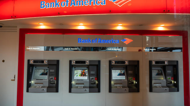 Bank of America ATMs seen in Lower Manhattan 