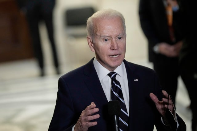 President Biden Attends Special Caucus Meeting With Senate Democrats 