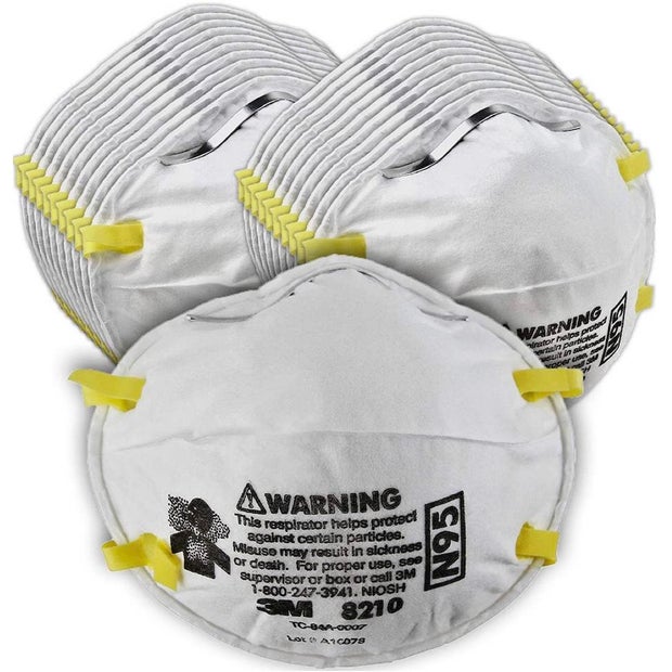 3M Personal Protective Equipment Particulate Respirator 8210